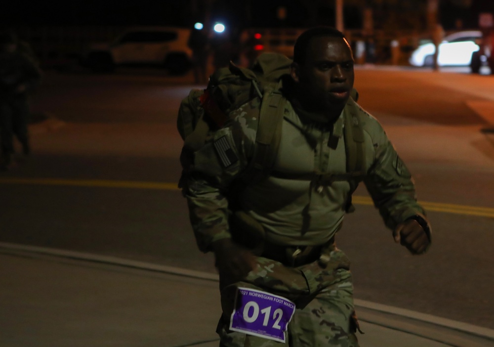 USCENTCOM personnel early morning ruck march