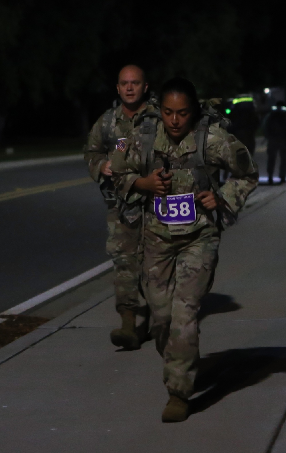 USCENTCOM personnel early morning ruck march