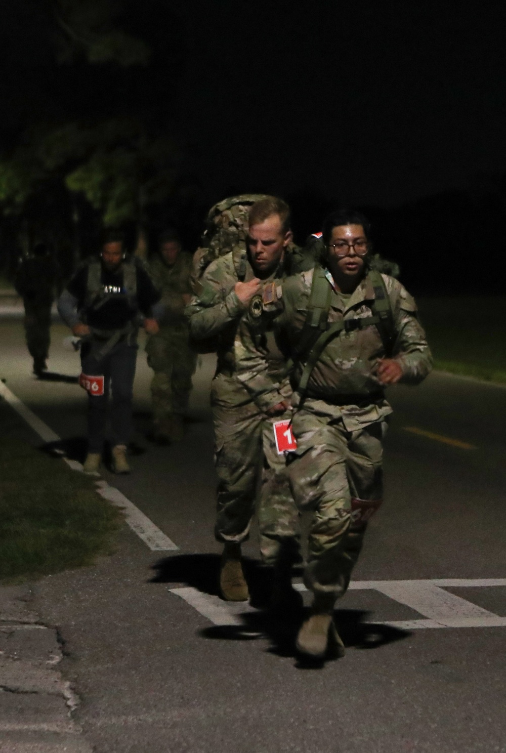 USCENTCOM personnel early morning ruck march