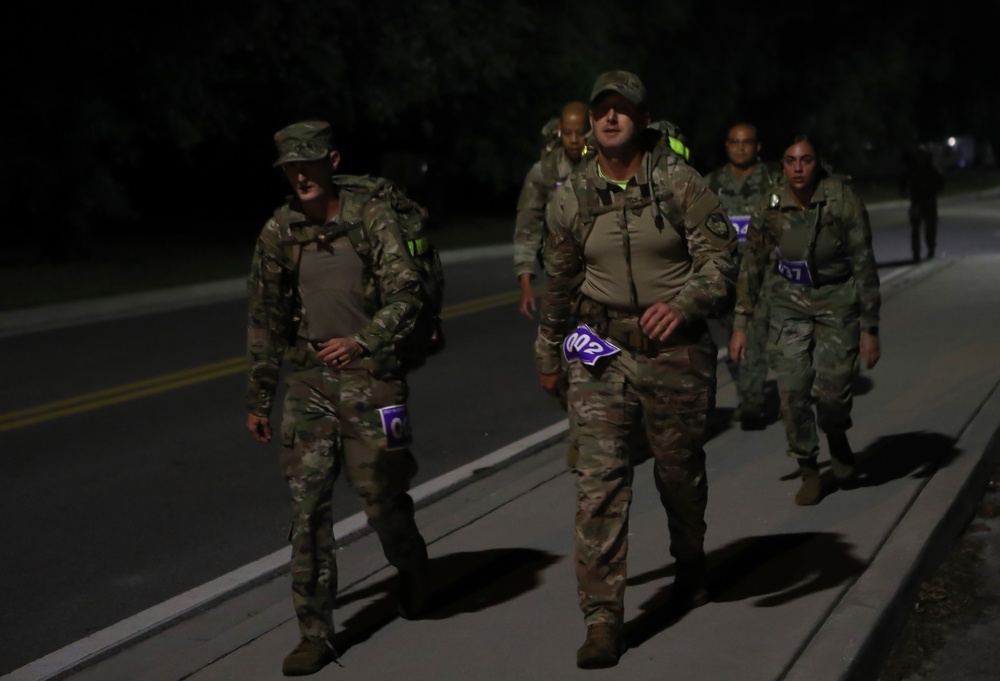 USCENTCOM personnel early morning ruck march