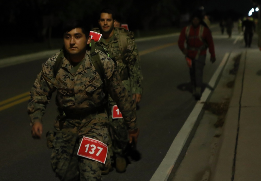 USCENTCOM personnel early morning ruck march