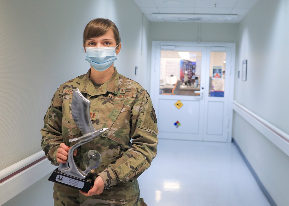 LRMC lab officer named Ramstein’s top Company-Grade Officer