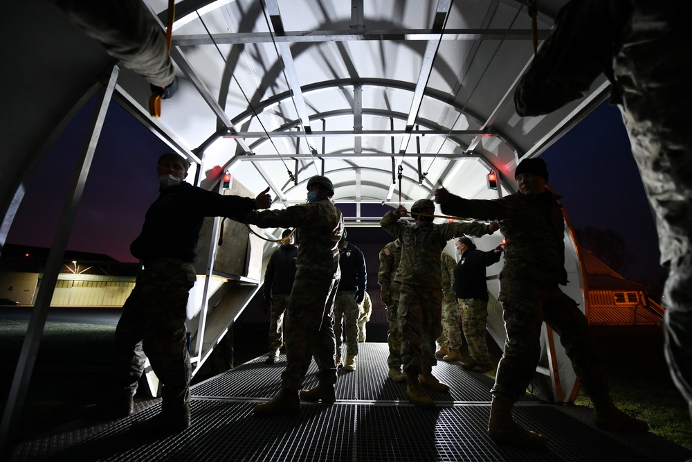 Paratroopers train for the fight