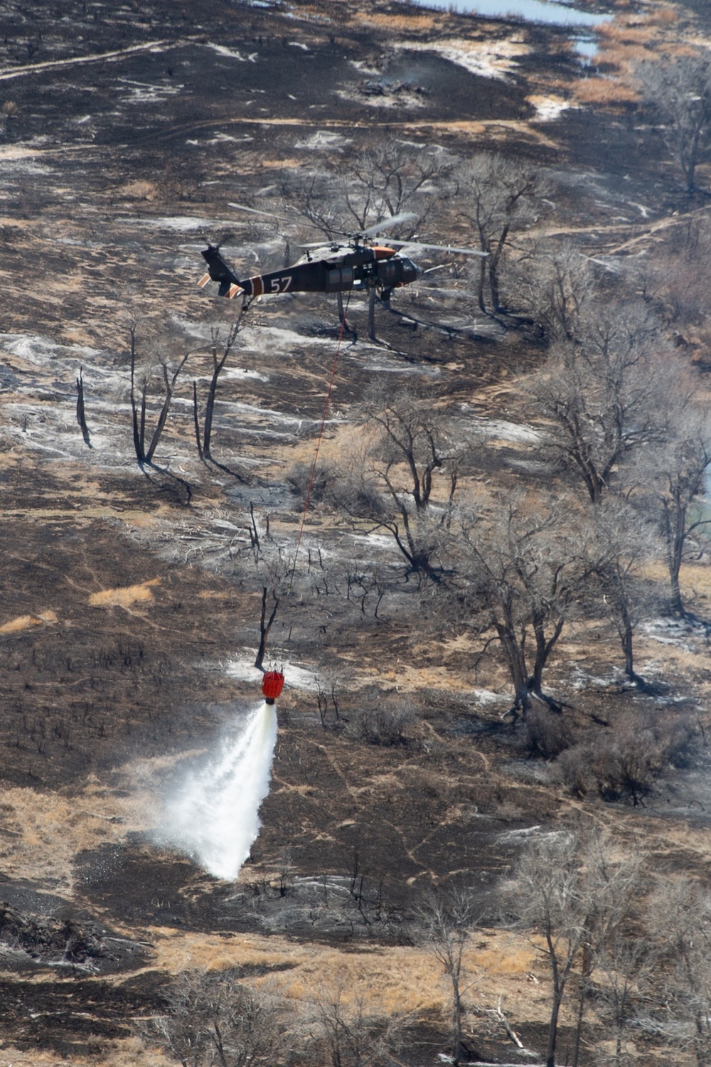 Utah National Guard fights the East Myton Complex Fire in Duchesne County