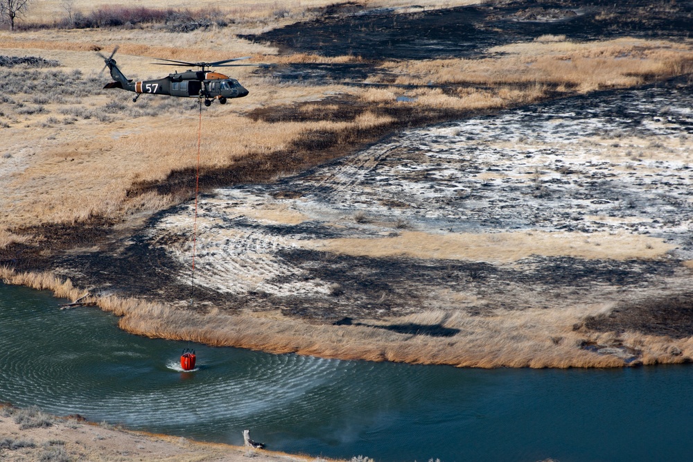 Utah National Guard fights the East Myton Complex Fire in Duchesne County