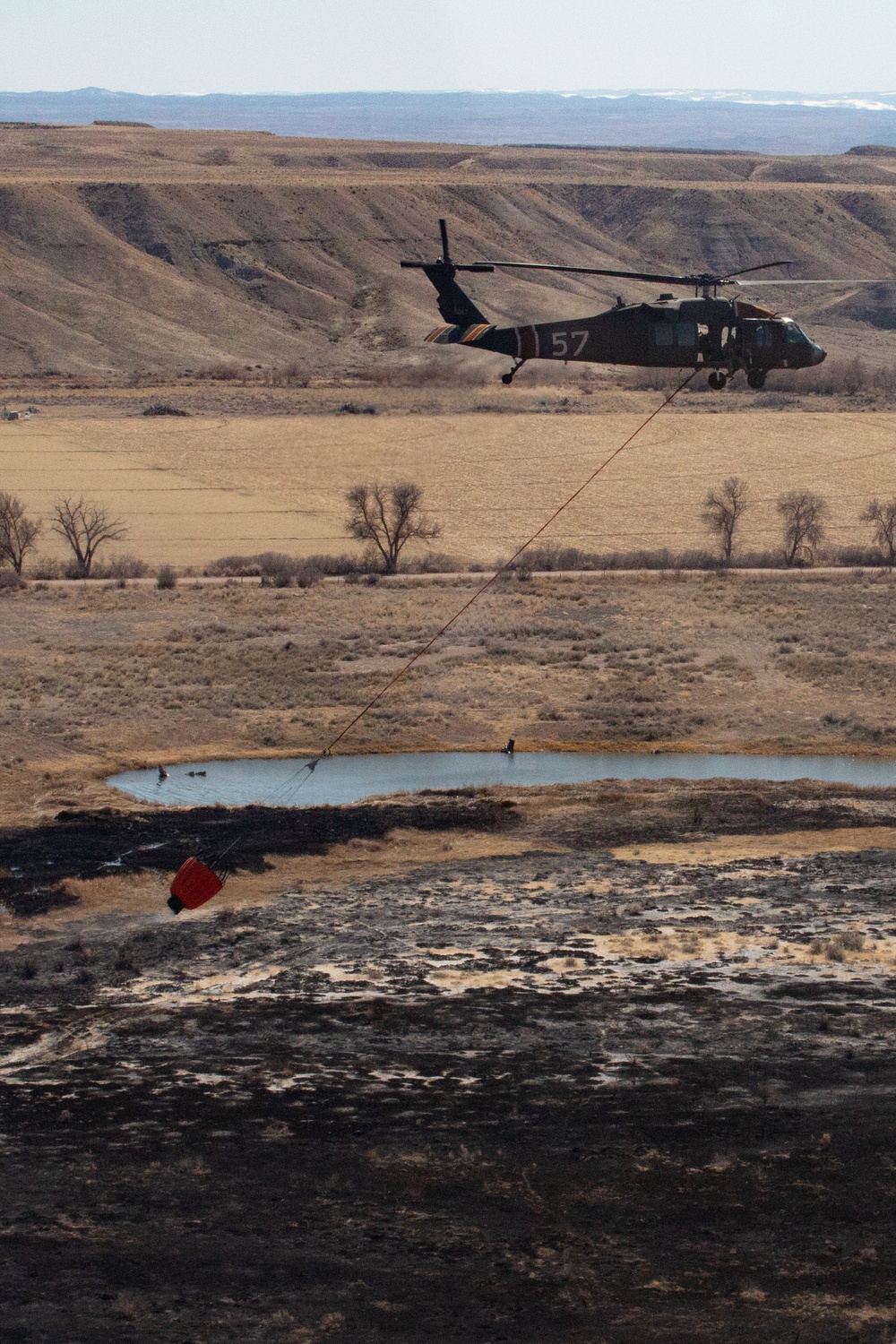 Utah National Guard fights the East Myton Complex Fire in Duchesne County