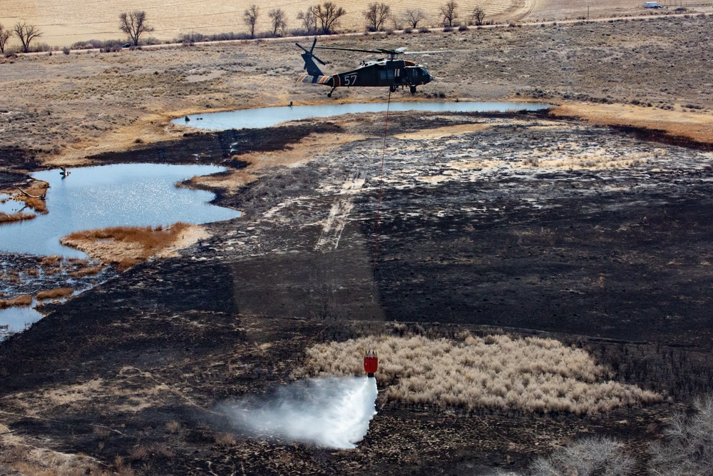 Utah National Guard fights the East Myton Complex Fire in Duchesne County