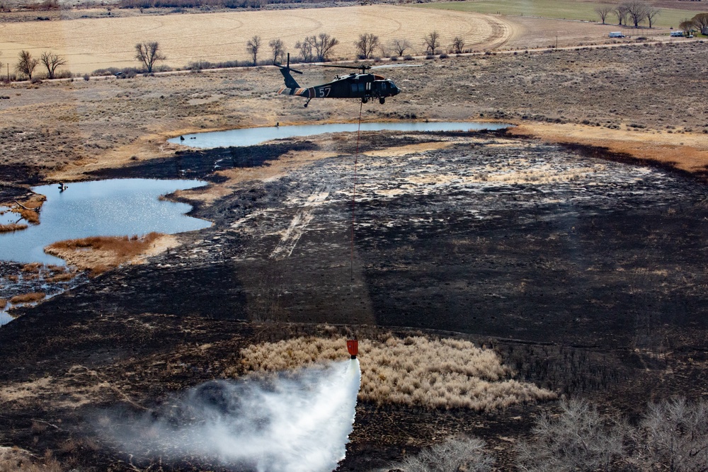 Utah National Guard fights the East Myton Complex Fire in Duchesne County