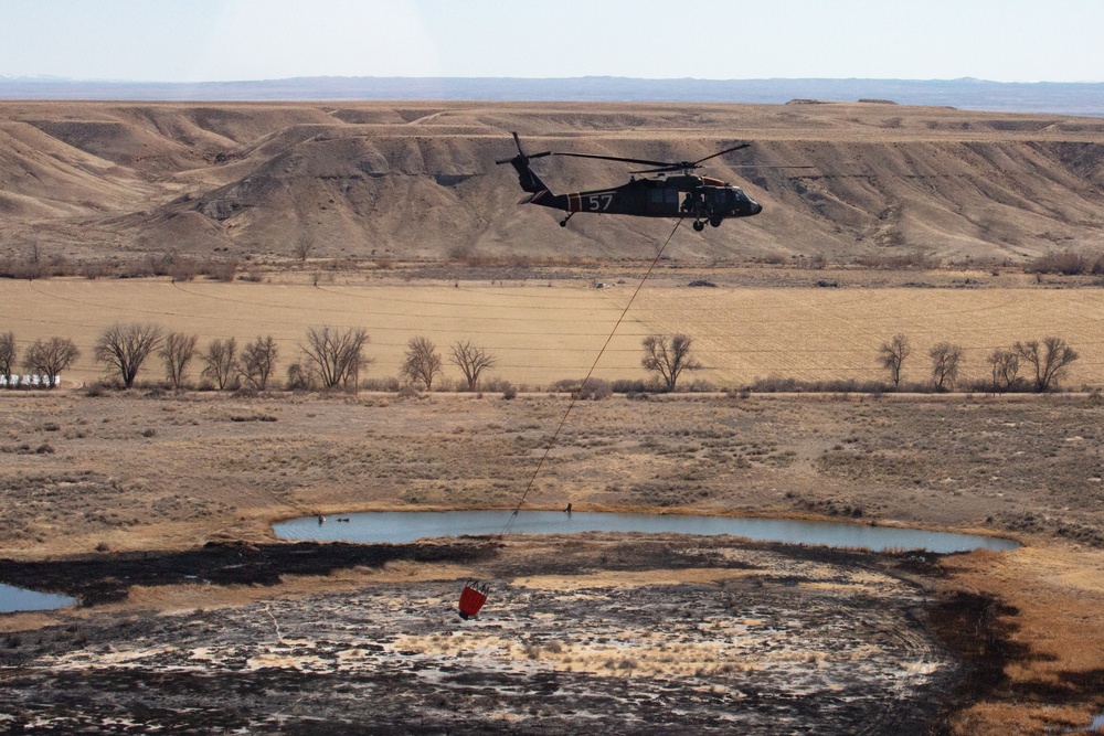 Utah National Guard fights the East Myton Complex Fire in Duchesne County