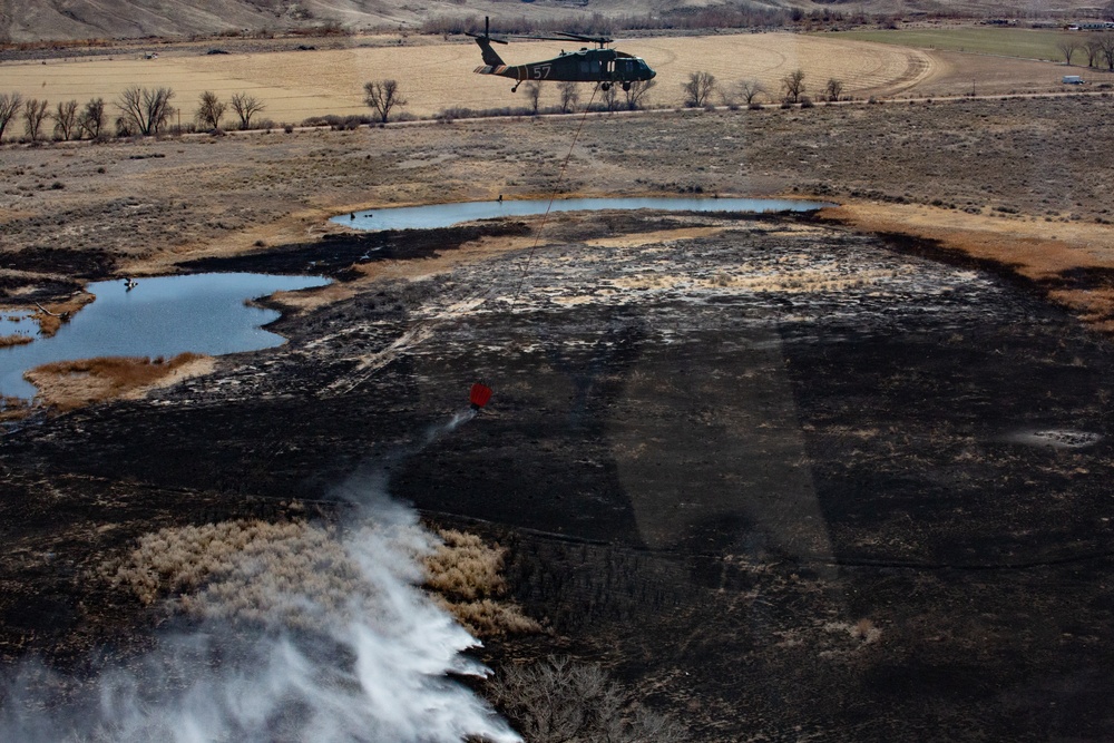 Utah National Guard fights the East Myton Complex Fire in Duchesne County