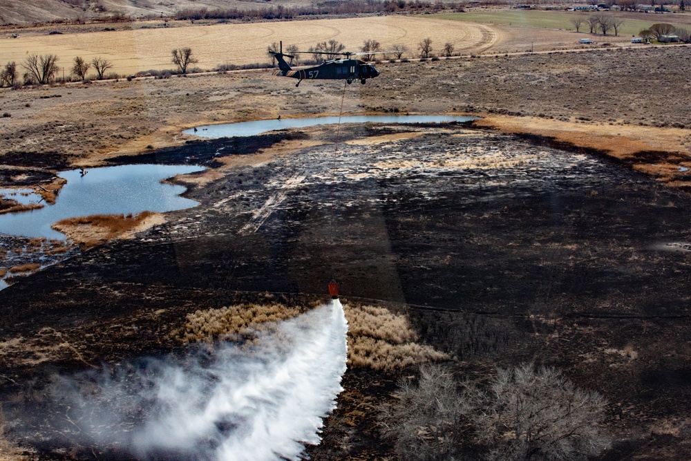 Utah National Guard fights the East Myton Complex Fire in Duchesne County