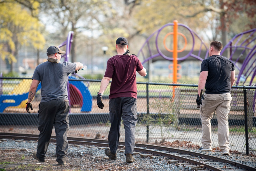 All aboard! SJAFB Airmen repair local train