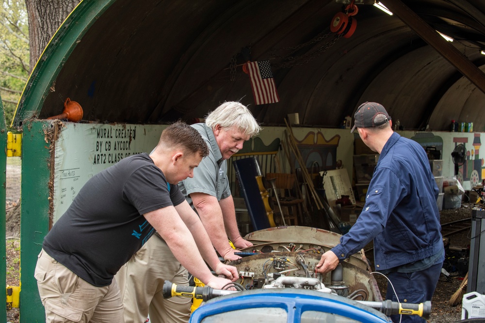 All aboard! SJAFB Airmen repair local train