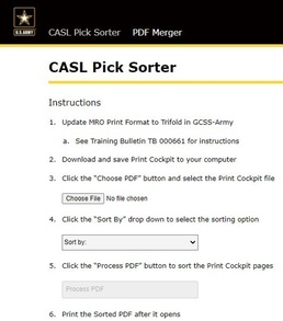 CASL Pick Sorter