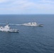 HMAS Sydney and USS John Finn Conduct Group Sail