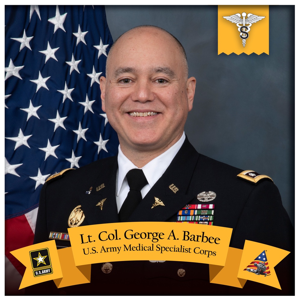 Medical Specialist Corps Anniversary Honoring Lt. Col. Barbee