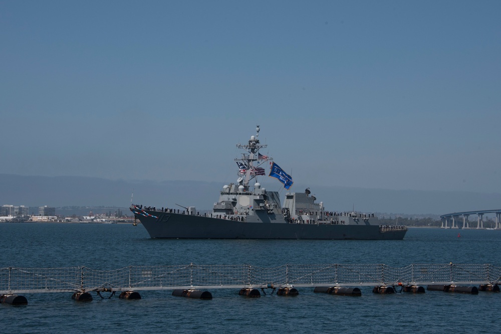 USS John Finn Returns from Maiden Deployment