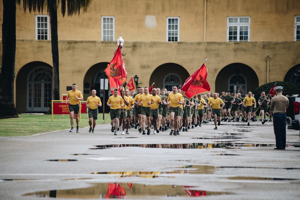 MCRD San Diego: Hotel Company Moto Run