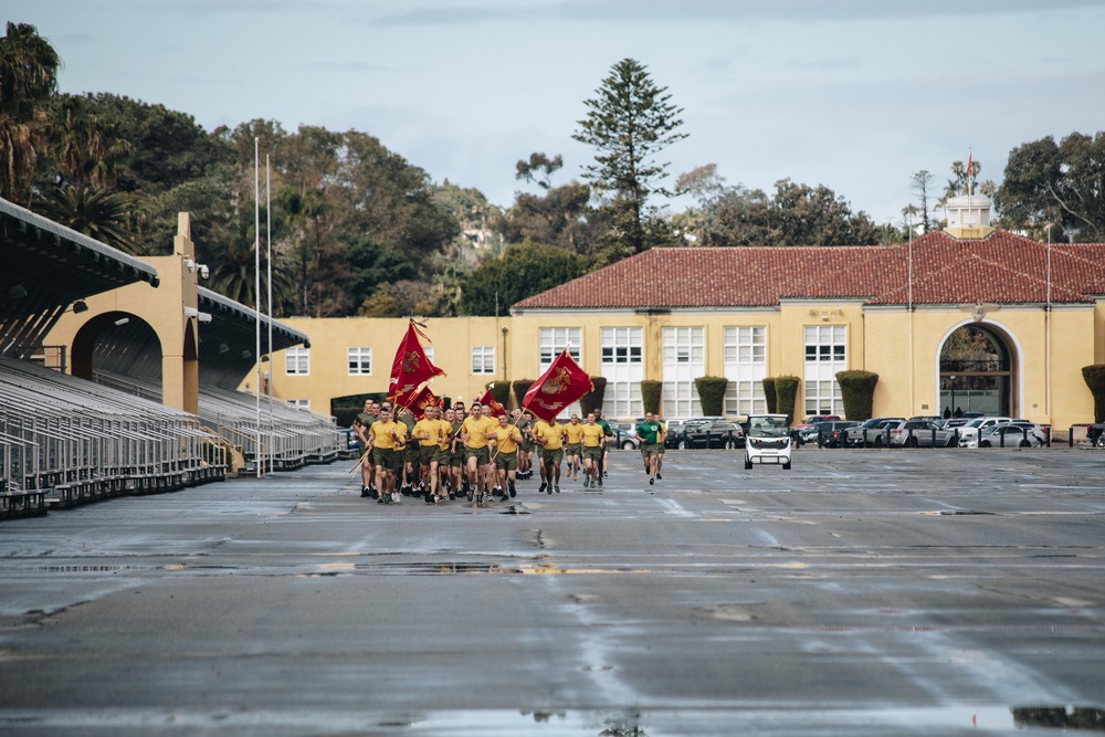 MCRD San Diego: Hotel Company Moto Run