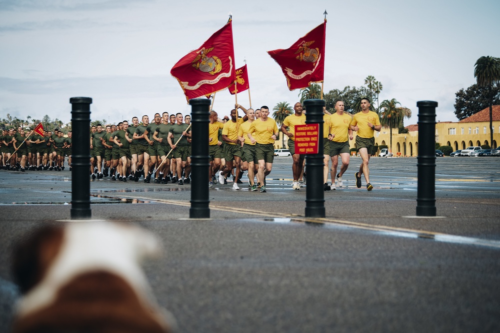 MCRD San Diego: Hotel Company Moto Run