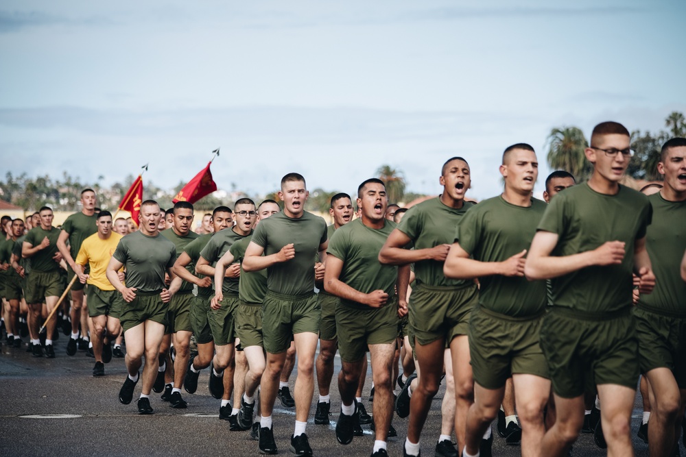 MCRD San Diego: Hotel Company Moto Run