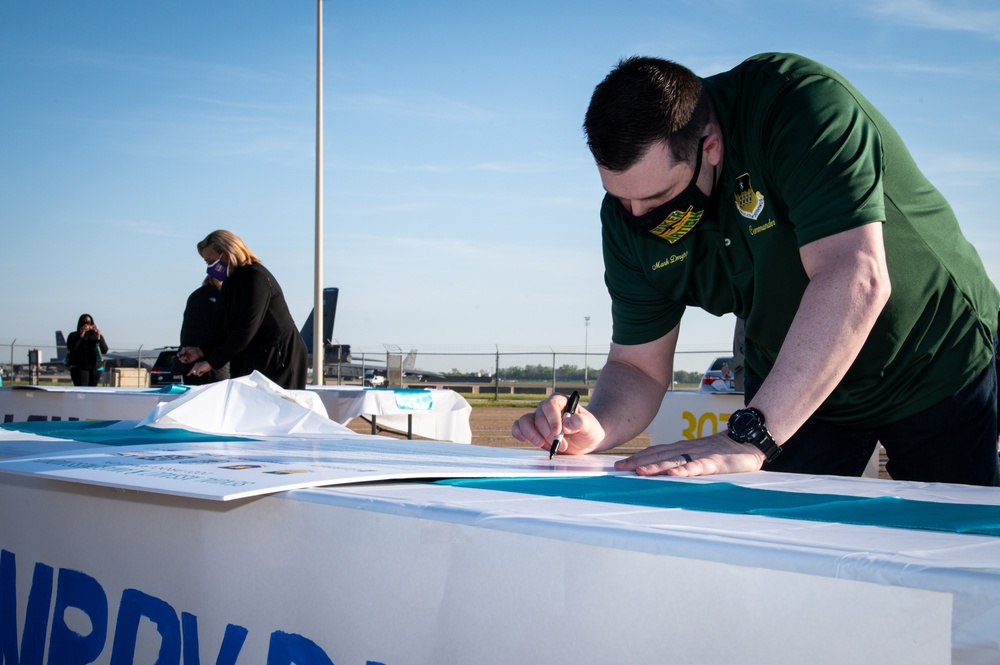 Barksdale proclaims it’s stand against sexual assault
