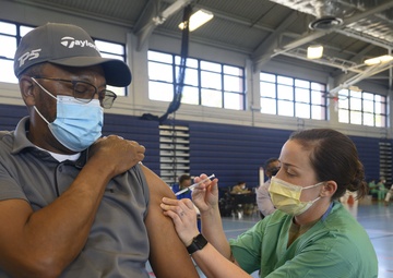 Mass Vaccination at Joint Base Langley-Eustis