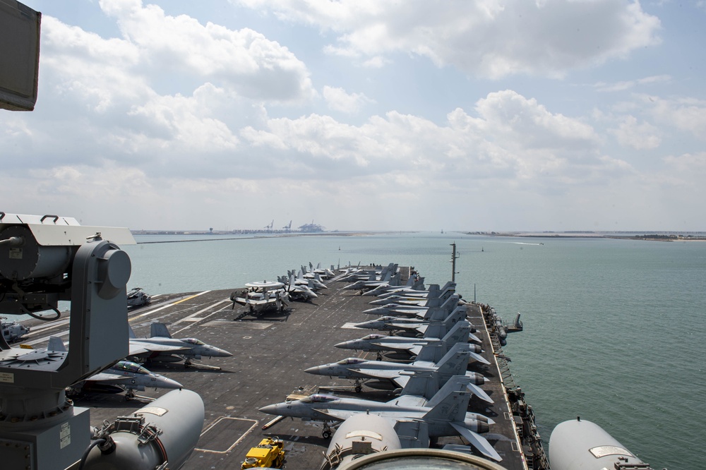Eisenhower Supports Naval Operations in U.S. 5th Fleet Area of Operations