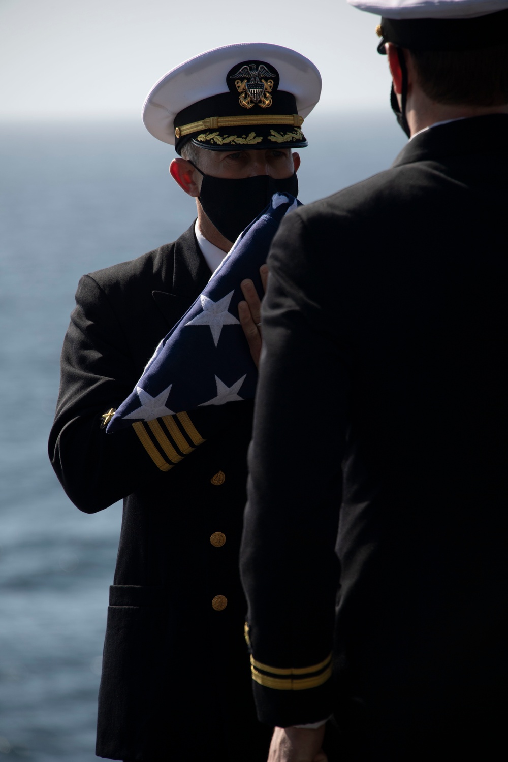 USS Essex Honors Service Members and Their Families During Burial at Sea