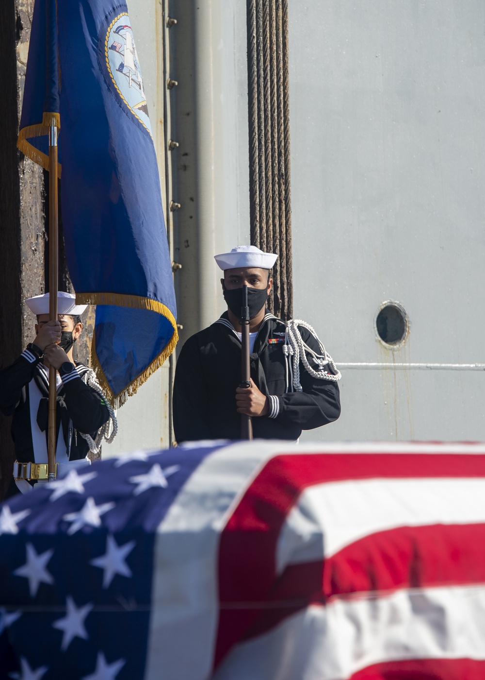 USS Essex Honors Service Members and Their Families During Burial at Sea