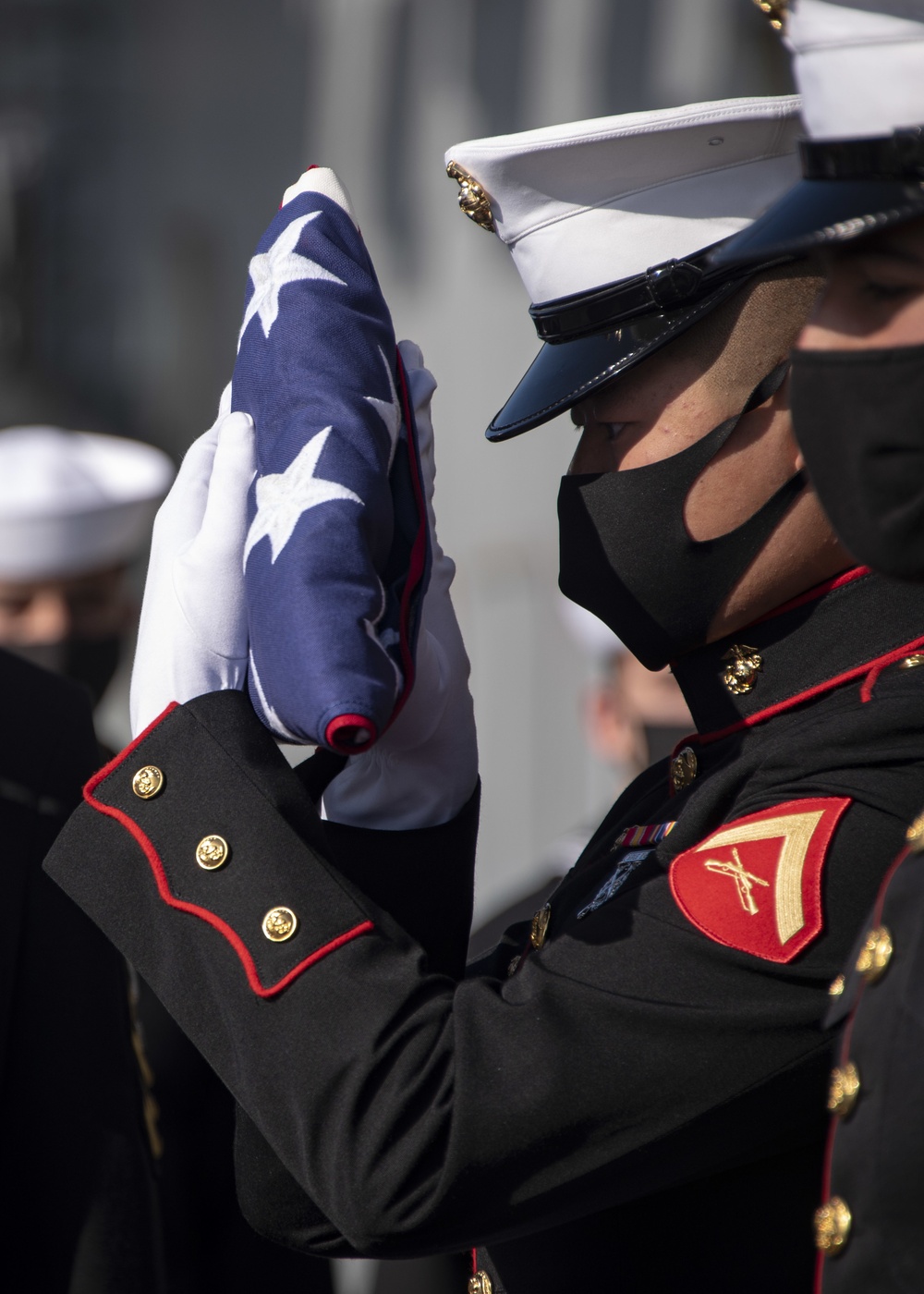 USS Essex Honors Service Members and Their Families During Burial at Sea