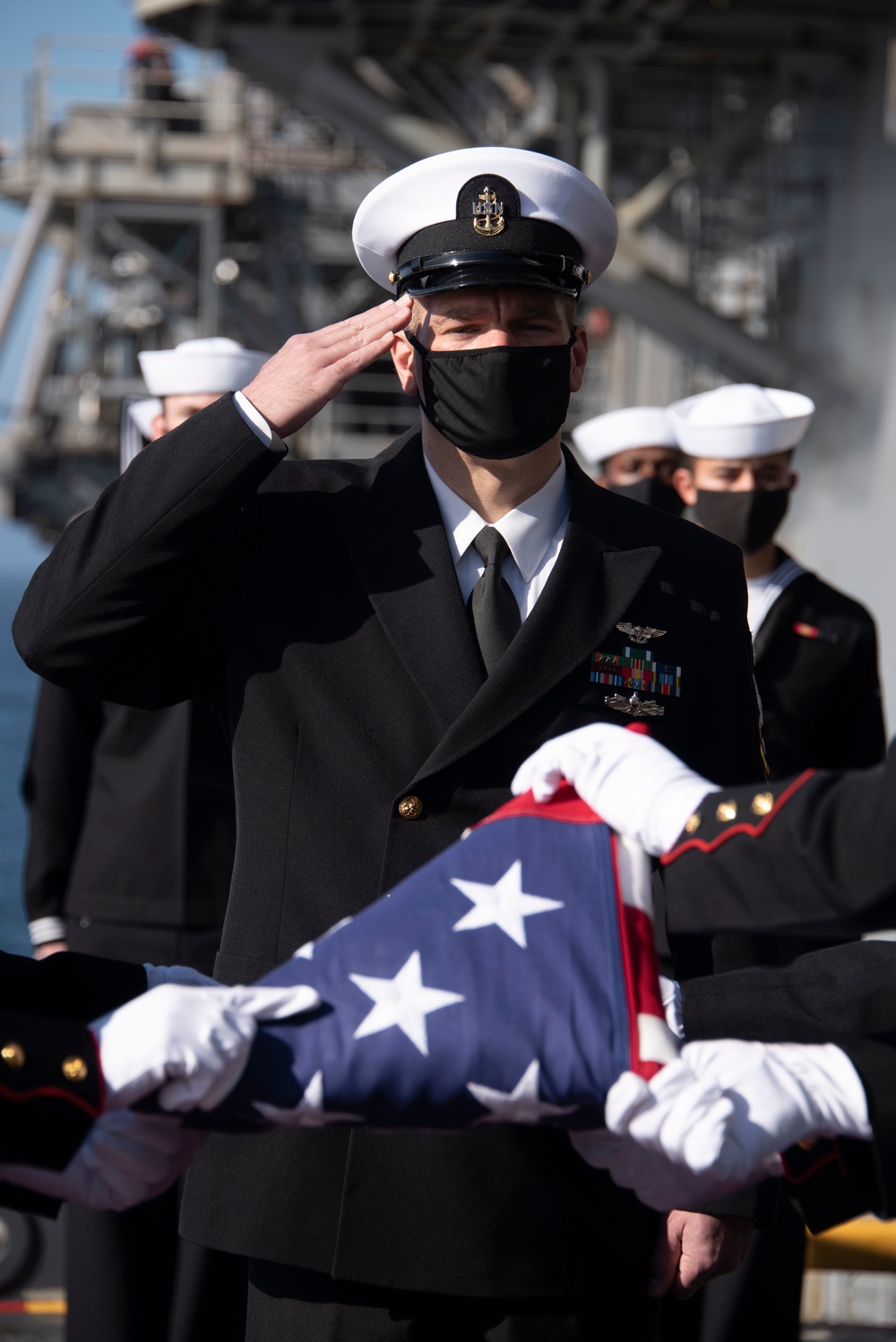 USS Essex Honors Service Members and Their Families During Burial at Sea