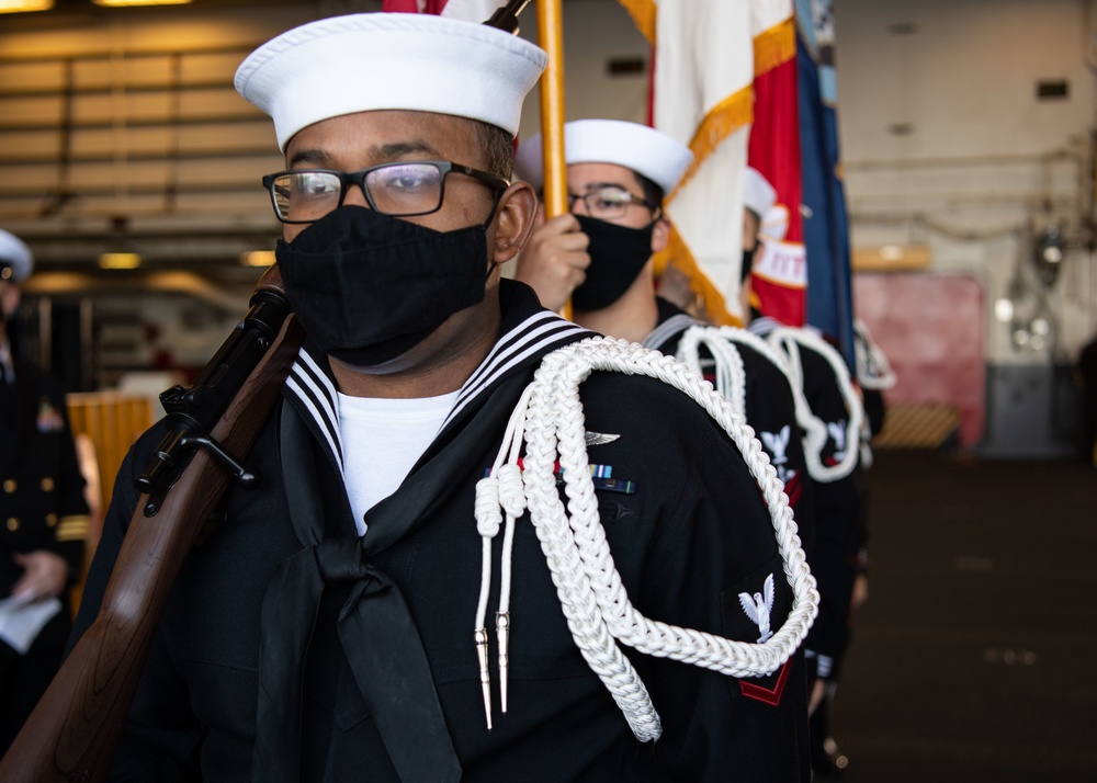 USS Essex Honors Service Members and Their Families During Burial at Sea