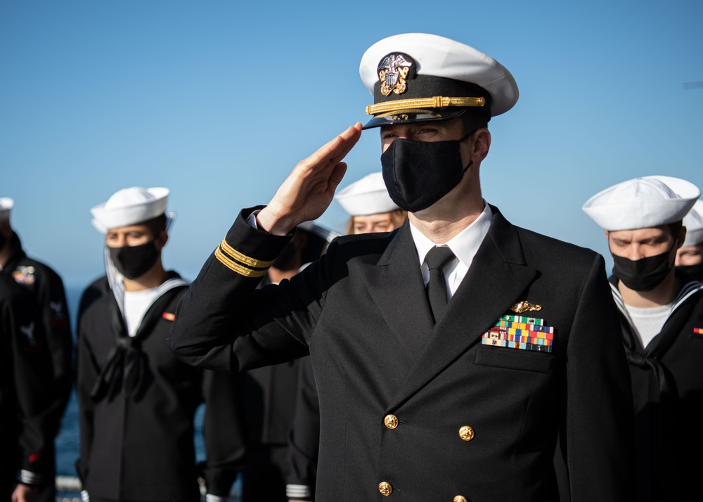 USS Essex Honors Service Members and Their Families During Burial at Sea