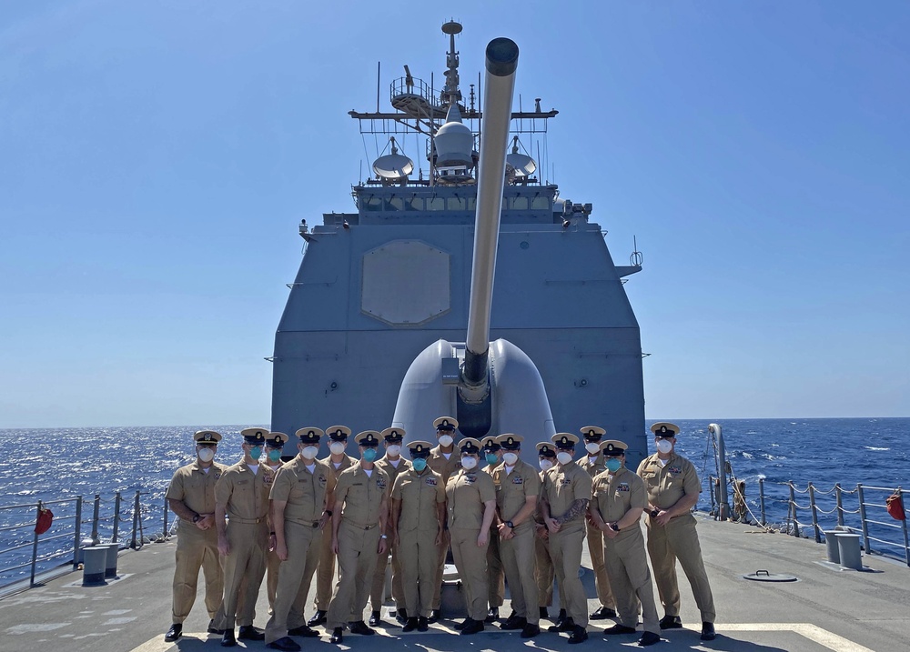 USS PHILIPPINE SEA CELEBRATES 128TH CPO BIRTHDAY/DEPLOYMENT