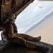 Green Berets jump out of Marine Osprey