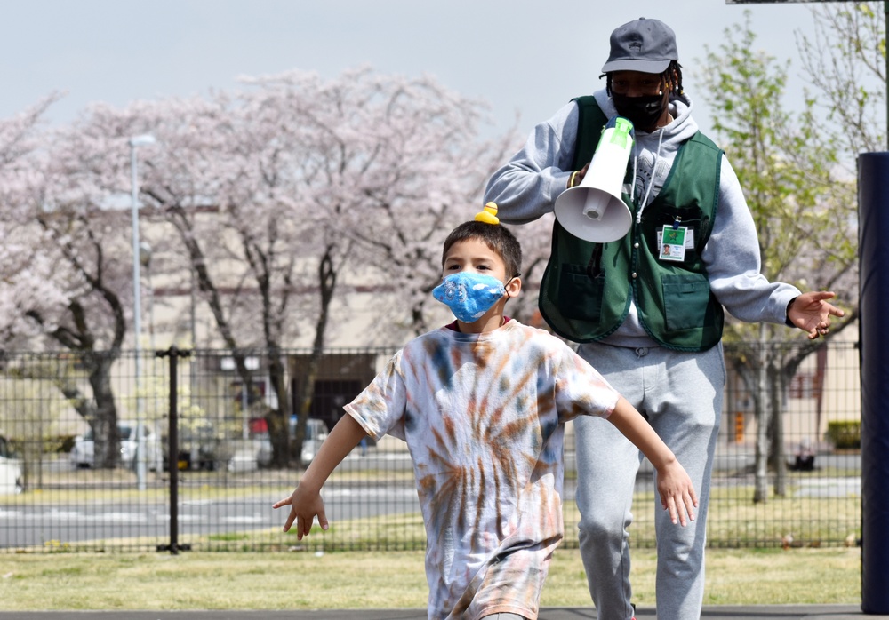 Camp Zama’s School Age Center kicks off Month of Military Child with Olympic competitions