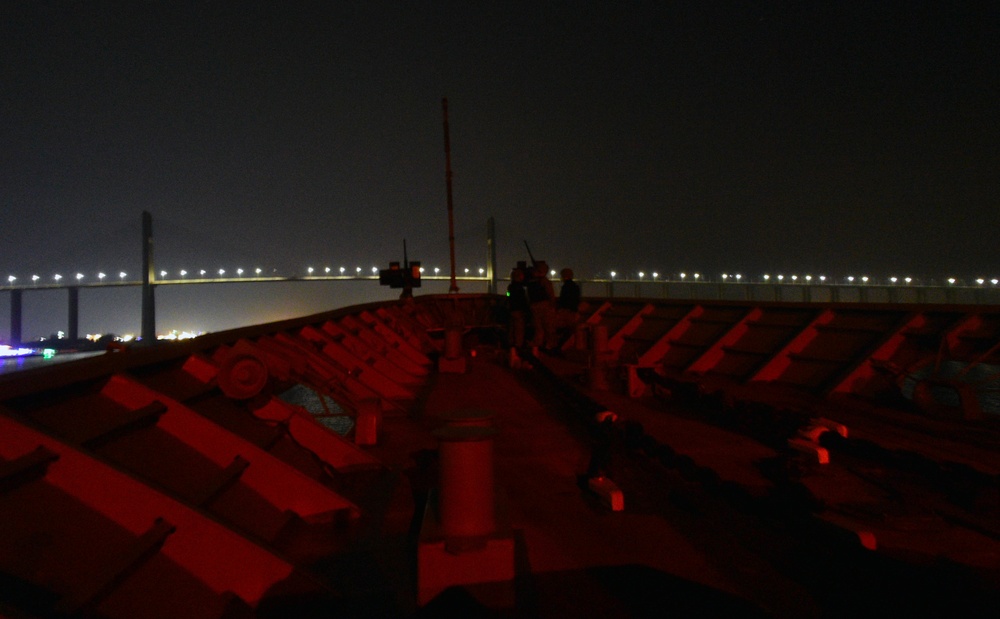 USS PHILIPPINE SEA TRANSITS SUEZ CANAL/DEPLOYMENT