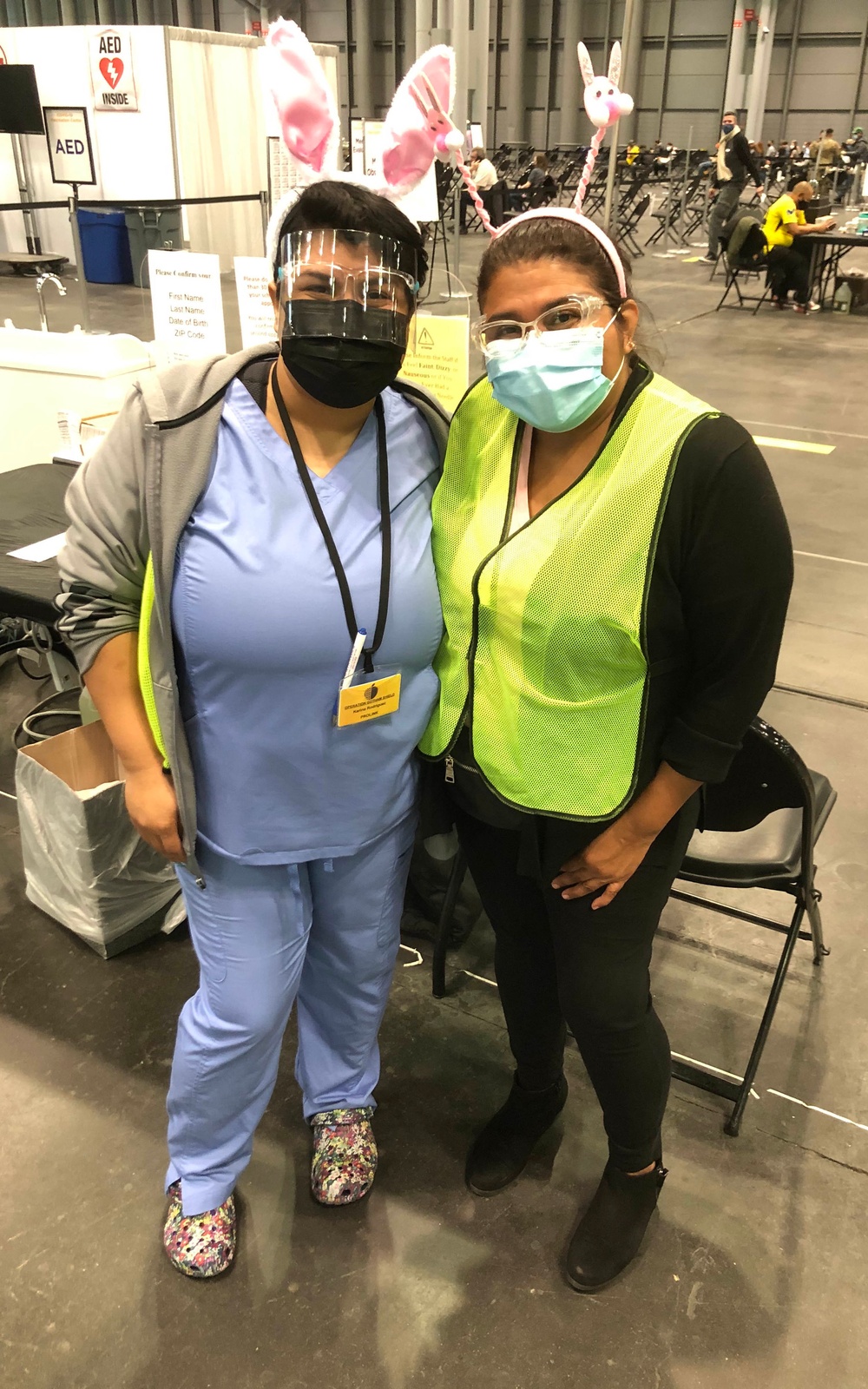 Jacob Javits vaccination site runs on Easter Sunday