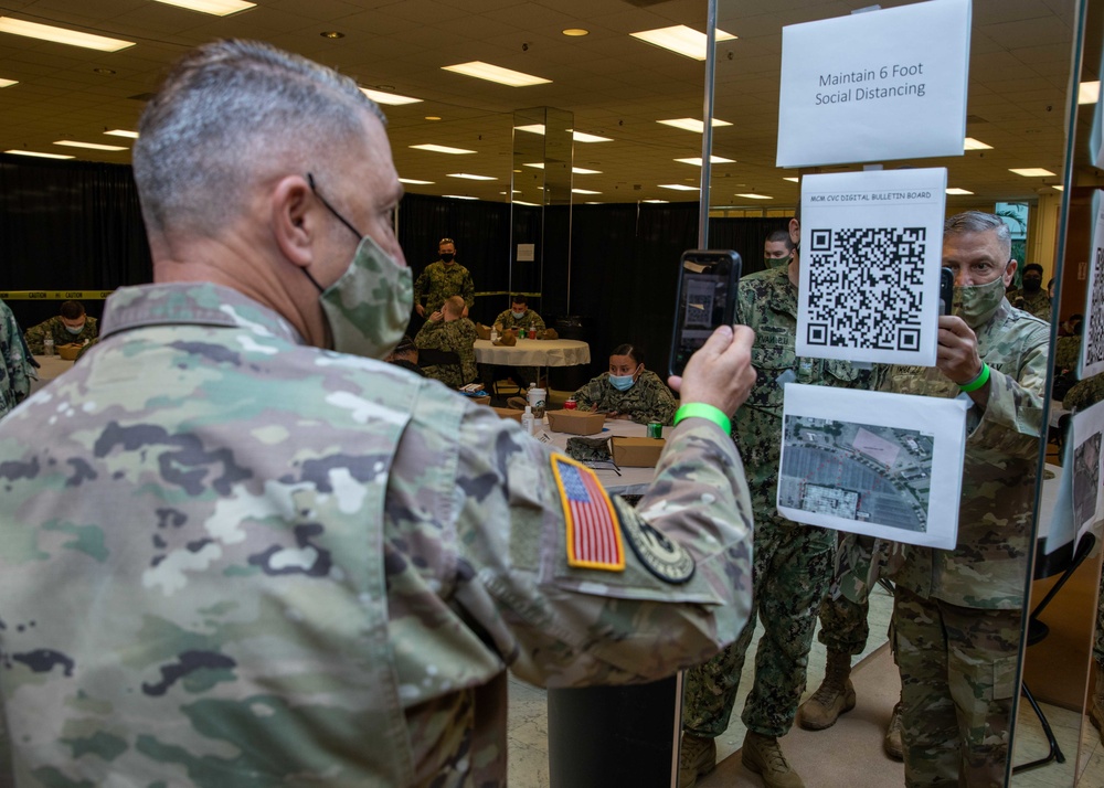 JTF-CS Commanding General Tours Norfolk CVC