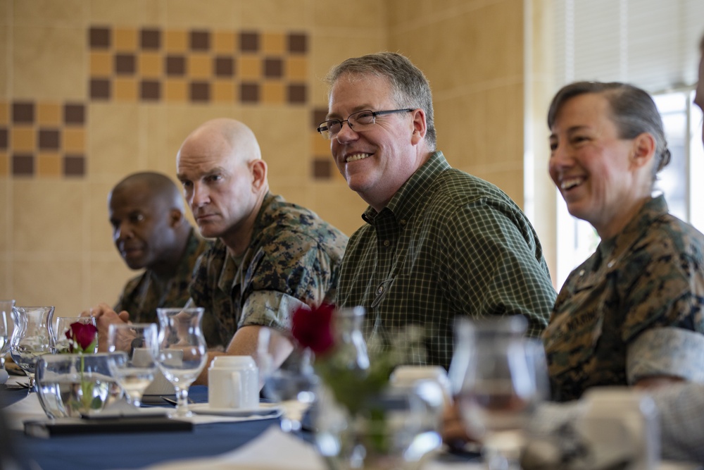 Acting Secretary of the Navy Visits Parris Island