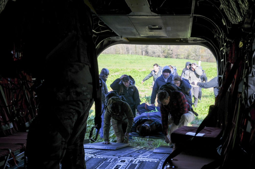 South Carolina National Guard Chinook supports MARSOC training