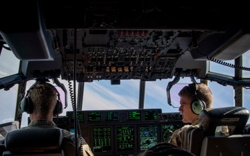 492nd SOW aircrew conduct a training flight aboard an AC-130J