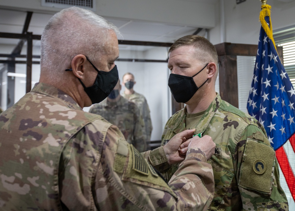 Maj. Goetting Award Ceremony