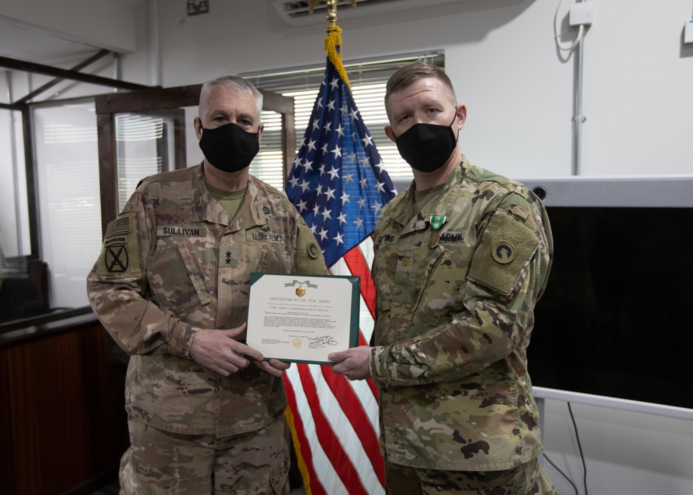 Maj. Goetting Award Ceremony