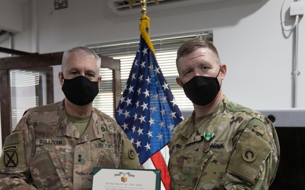 Maj. Goetting Award Ceremony