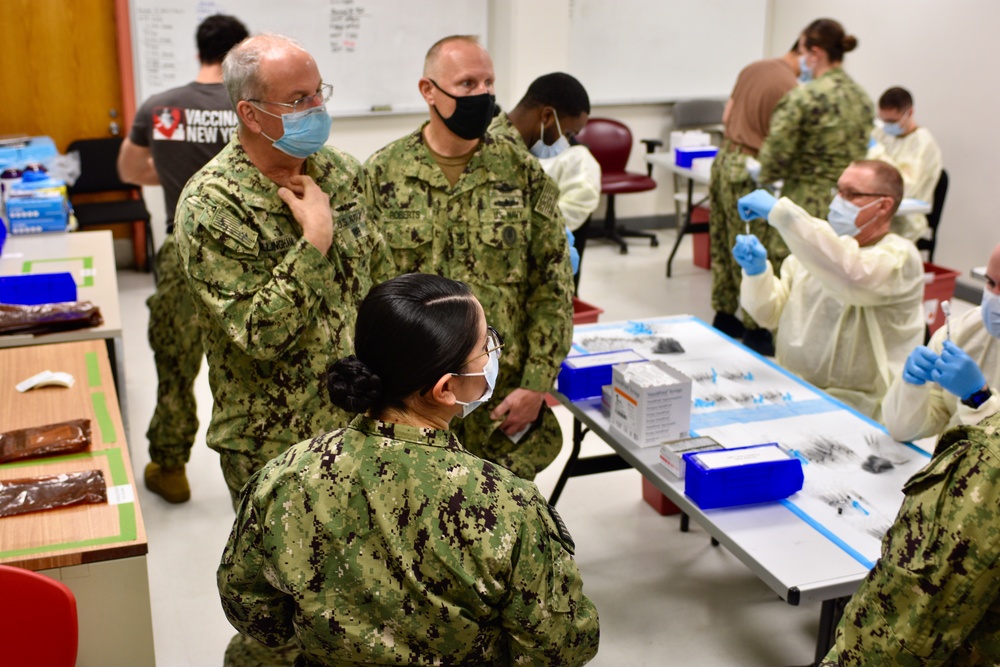 U.S. Navy Surgeon General Visits York College CVC