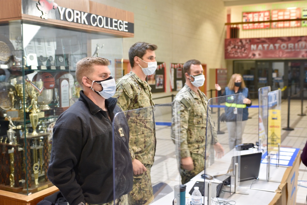 U.S. Navy Surgeon General Visits York College CVC