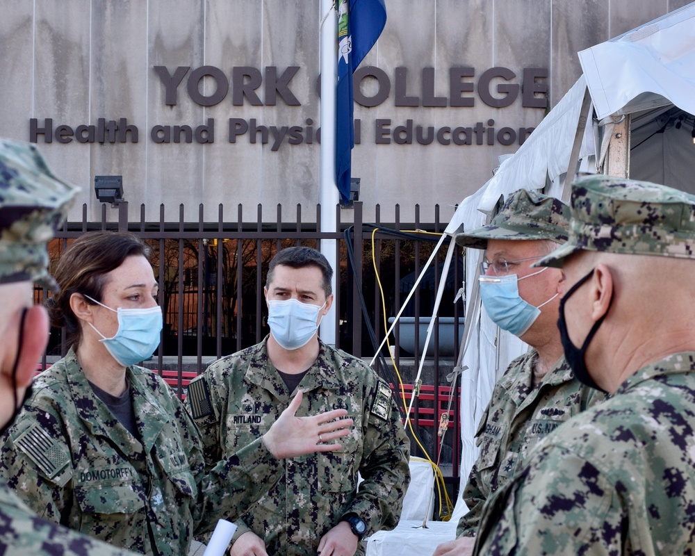 U.S. Navy Surgeon General Visits York College CVC