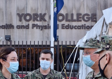 U.S. Navy Surgeon General Visits York College CVC